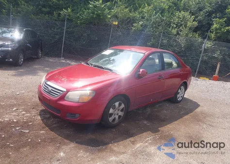 2009 Kia Spectra Ex from USA, damaged, VIN KNAFE222895587602